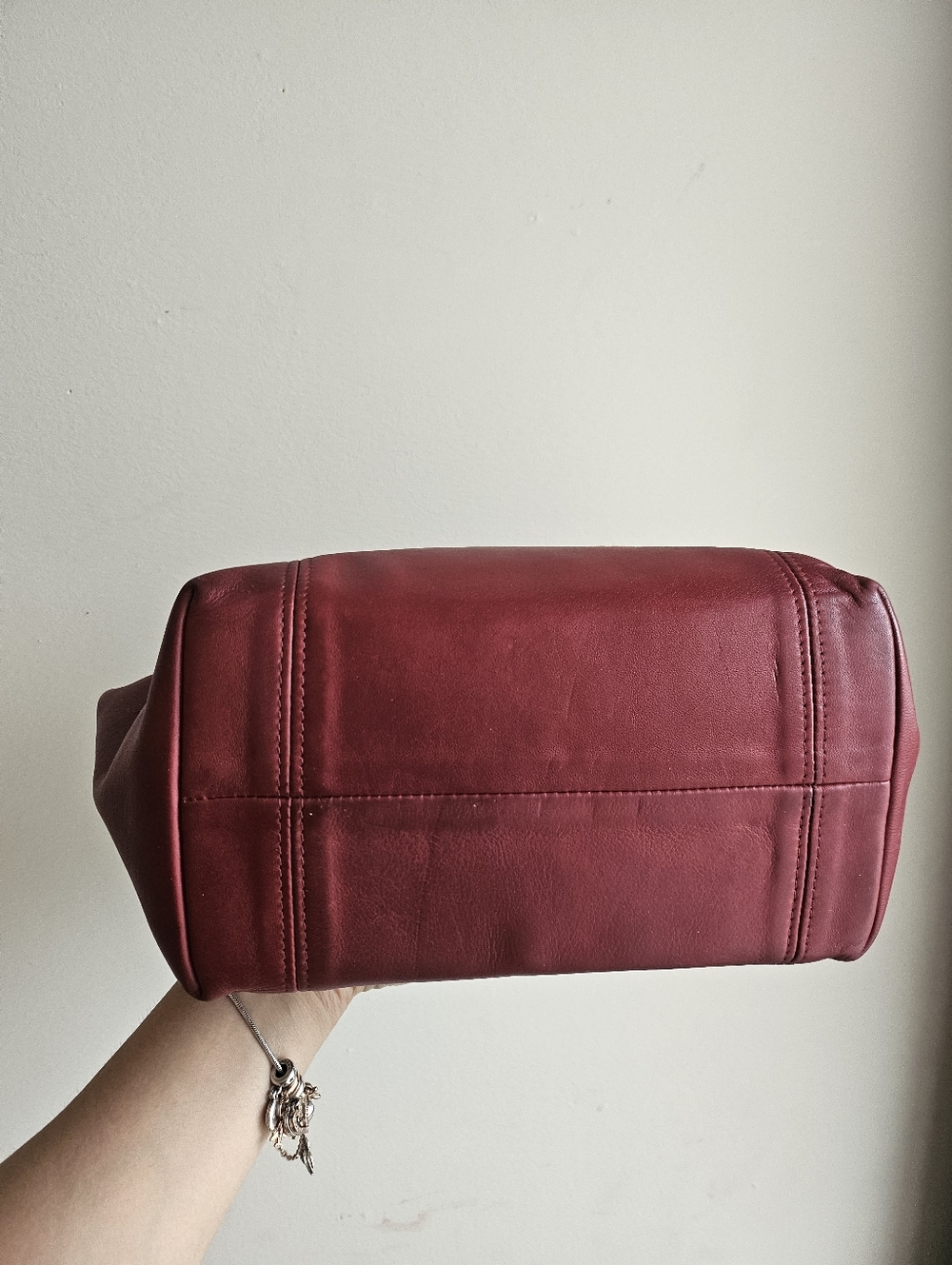 Coach Vintage Soho Waverly Hand Bag Red - Picture 3 of 7
